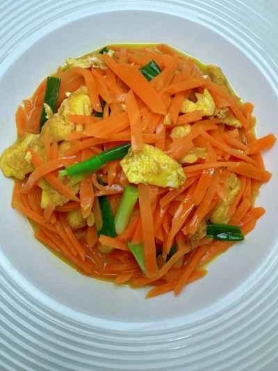にんじんと卵の炒め物の作り方：13