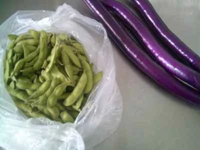 枝豆入りナスの煮込みの作り方：1