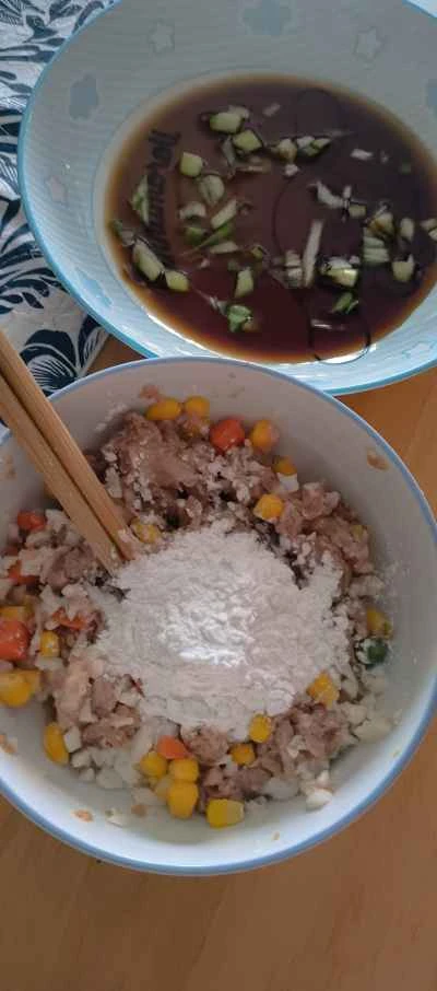 蒸しヤムミートボールのレシピ手順：2