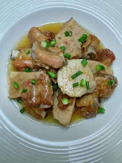 タロイモ入り蒸し豚スペアリブの作り方：12