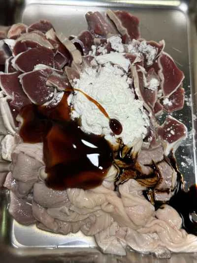 鴨砂肝とピーマンのピクルス炒めの作り方：3