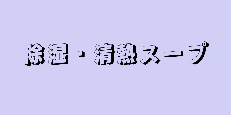 除湿・清熱スープ