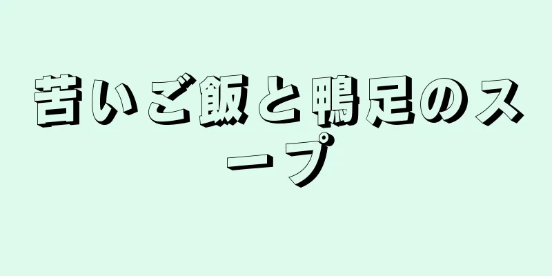 苦いご飯と鴨足のスープ