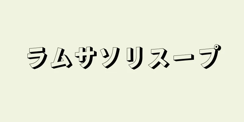 ラムサソリスープ