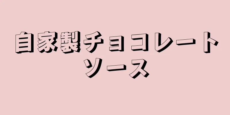 自家製チョコレートソース