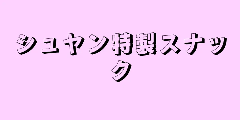 シュヤン特製スナック