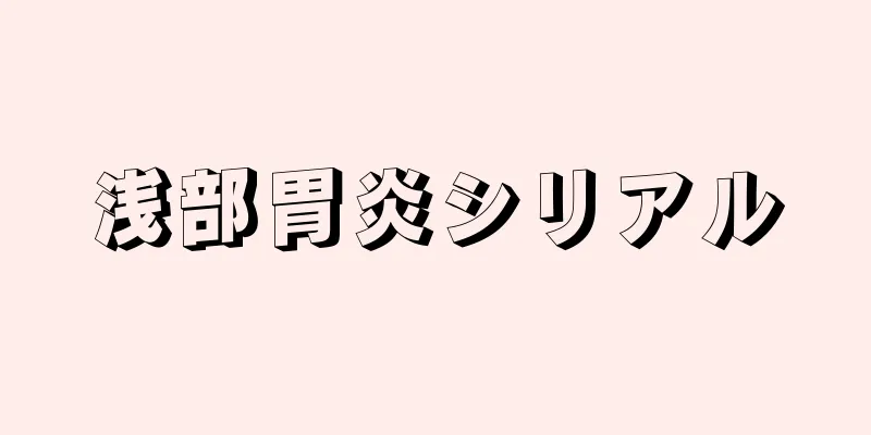 浅部胃炎シリアル