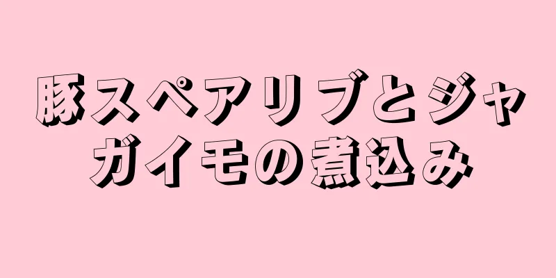 豚スペアリブとジャガイモの煮込み