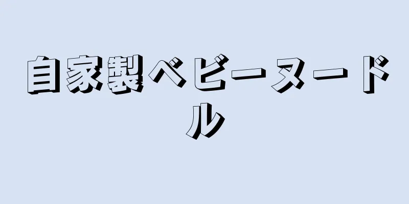 自家製ベビーヌードル