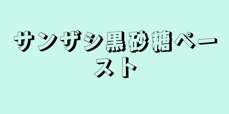 サンザシ黒砂糖ペースト