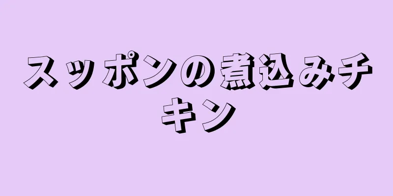 スッポンの煮込みチキン