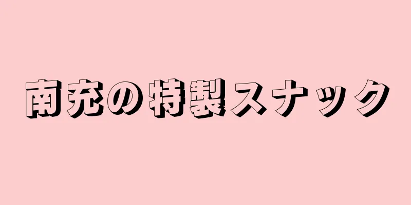 南充の特製スナック