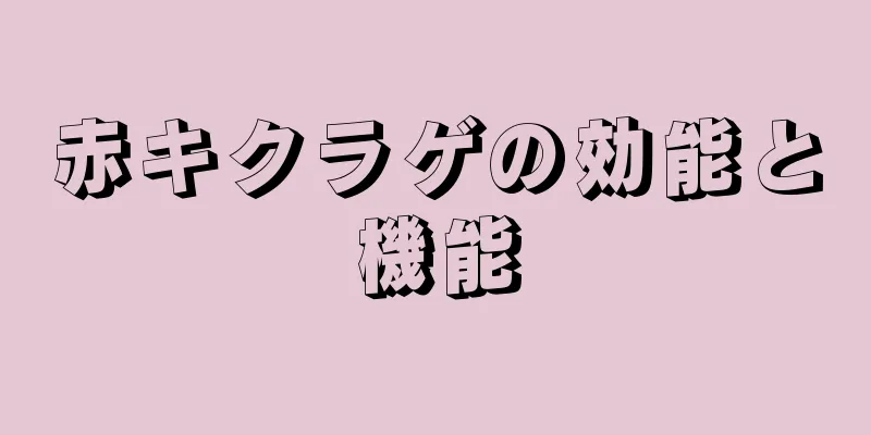 赤キクラゲの効能と機能