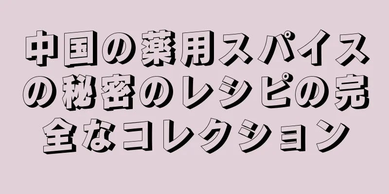 中国の薬用スパイスの秘密のレシピの完全なコレクション