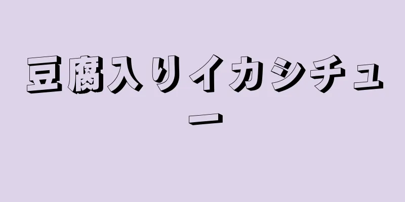 豆腐入りイカシチュー