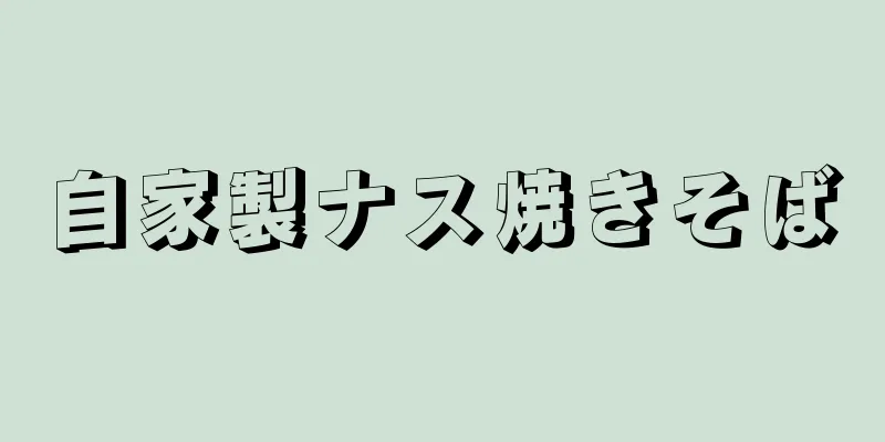 自家製ナス焼きそば