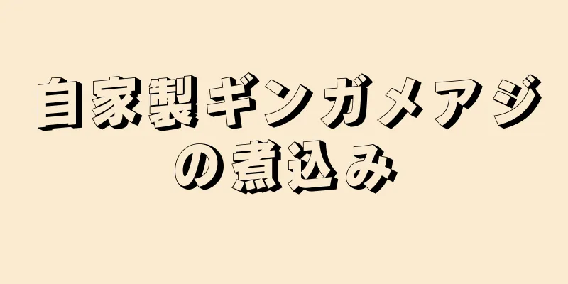 自家製ギンガメアジの煮込み