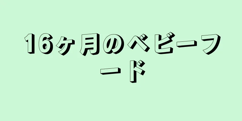 16ヶ月のベビーフード