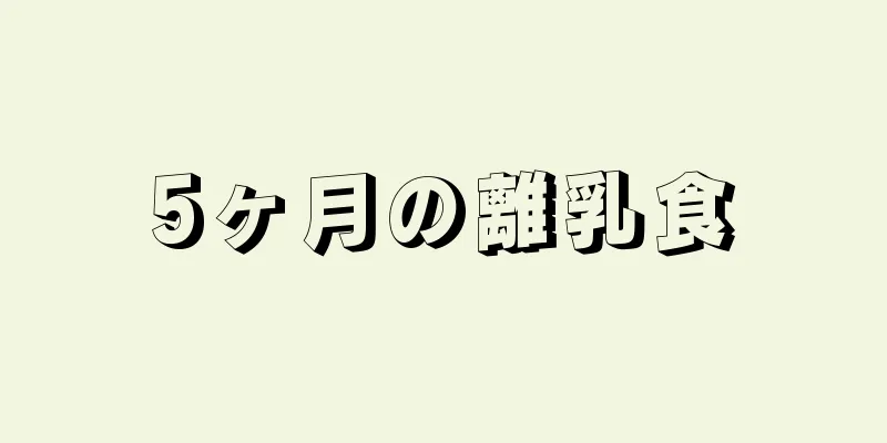 5ヶ月の離乳食