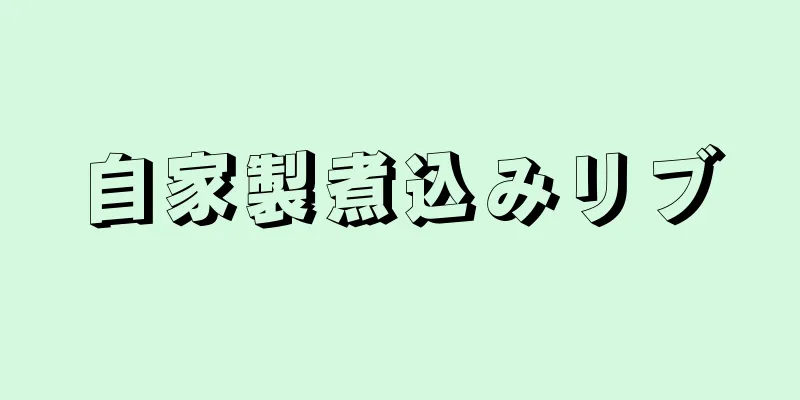 自家製煮込みリブ