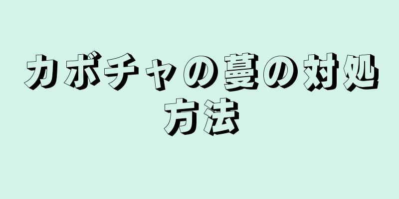 カボチャの蔓の対処方法