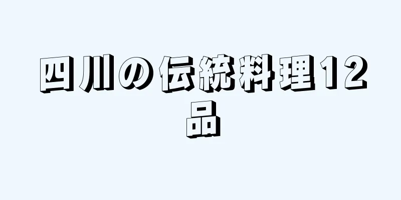 四川の伝統料理12品