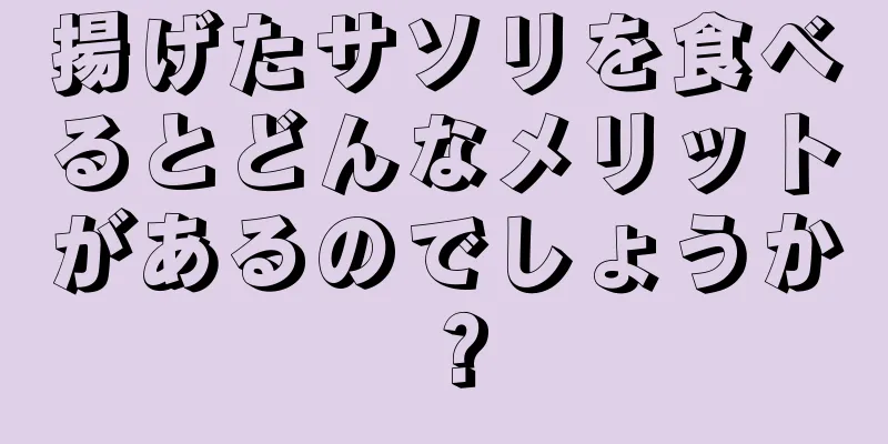 揚げたサソリを食べるとどんなメリットがあるのでしょうか？