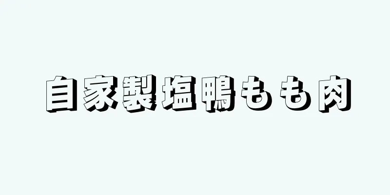 自家製塩鴨もも肉