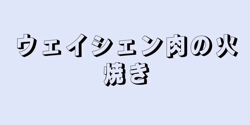 ウェイシェン肉の火焼き