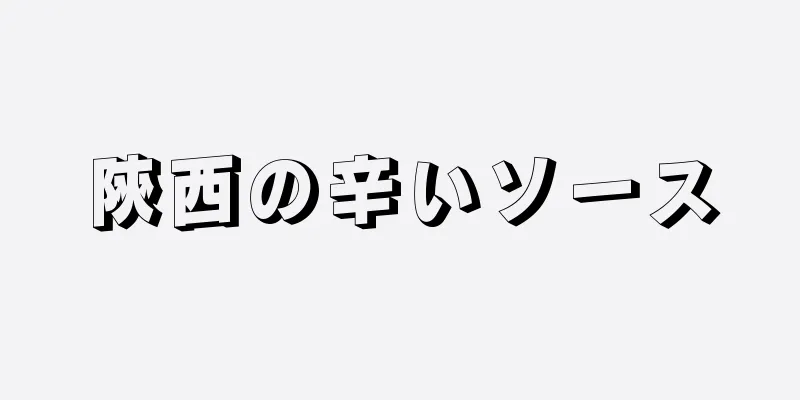 陝西の辛いソース