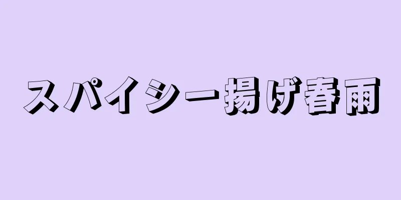 スパイシー揚げ春雨