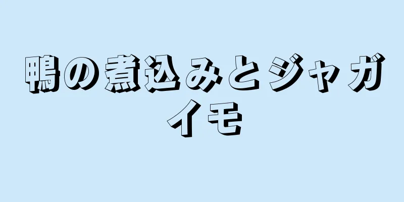 鴨の煮込みとジャガイモ