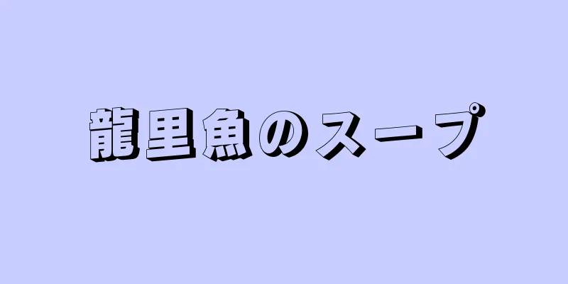 龍里魚のスープ