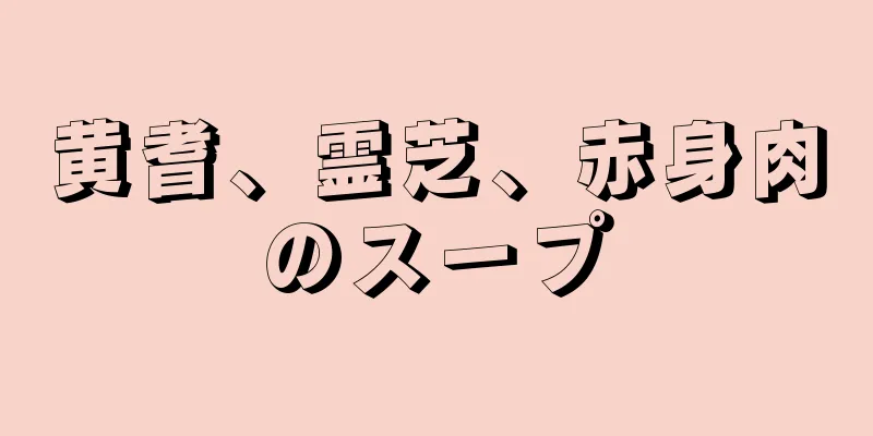 黄耆、霊芝、赤身肉のスープ