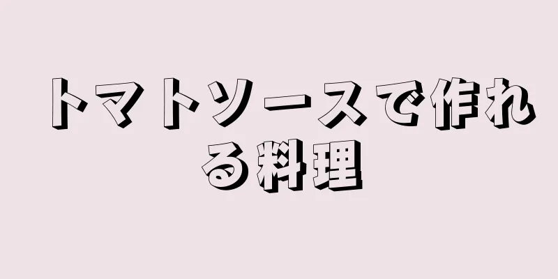 トマトソースで作れる料理