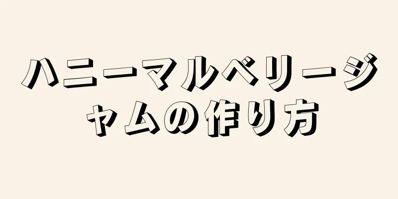 ハニーマルベリージャムの作り方