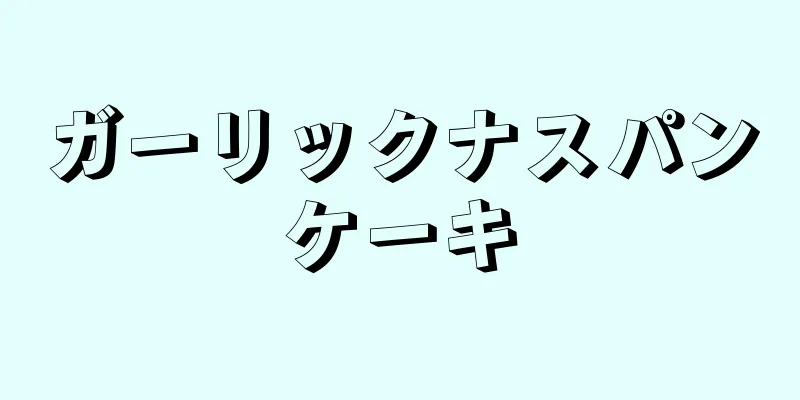 ガーリックナスパンケーキ