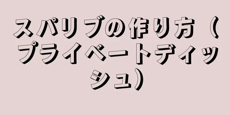 スパリブの作り方（プライベートディッシュ）