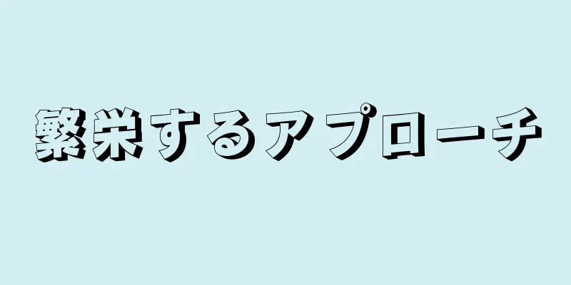 繁栄するアプローチ