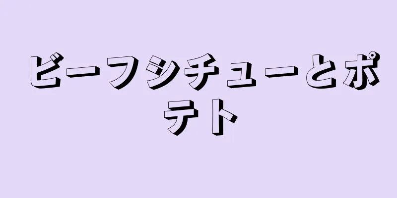 ビーフシチューとポテト