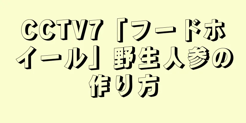 CCTV7「フードホイール」野生人参の作り方