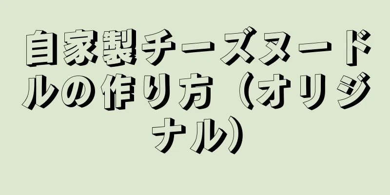 自家製チーズヌードルの作り方（オリジナル）