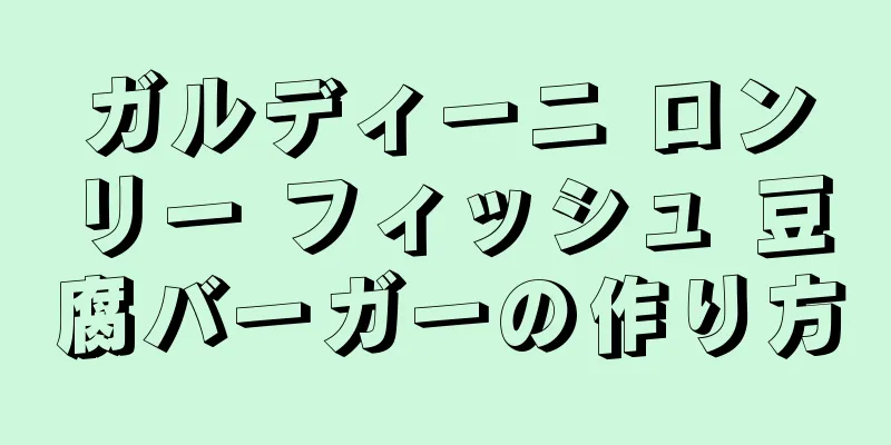 ガルディーニ ロンリー フィッシュ 豆腐バーガーの作り方