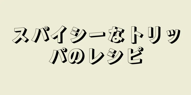 スパイシーなトリッパのレシピ