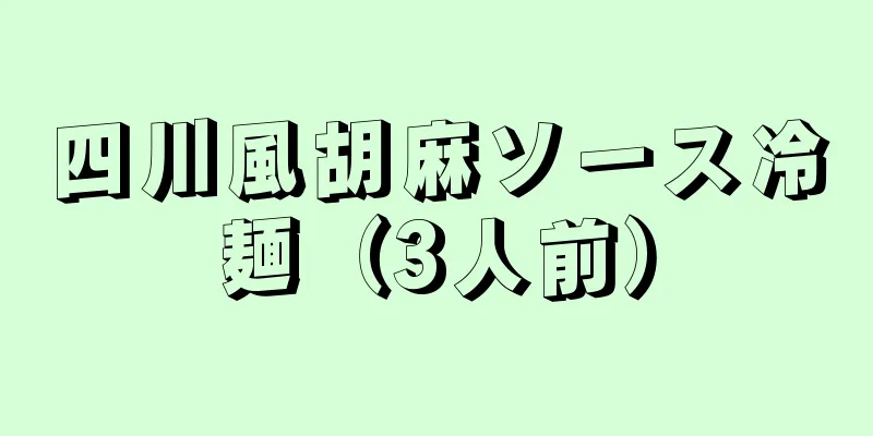 四川風胡麻ソース冷麺（3人前）