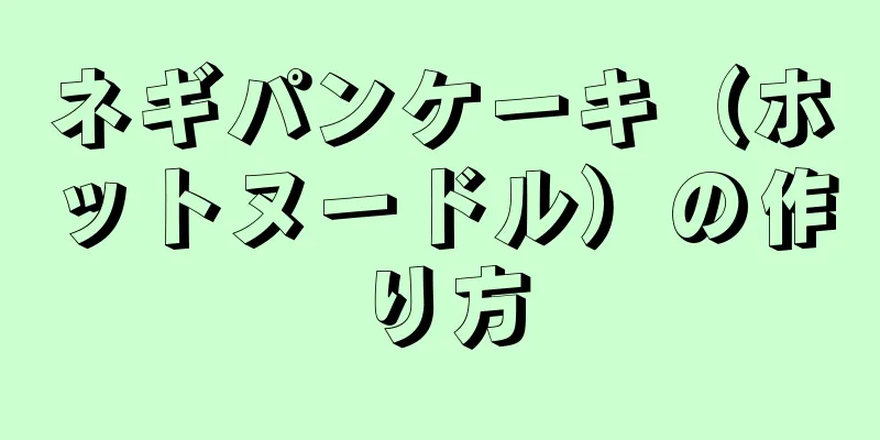 ネギパンケーキ（ホットヌードル）の作り方