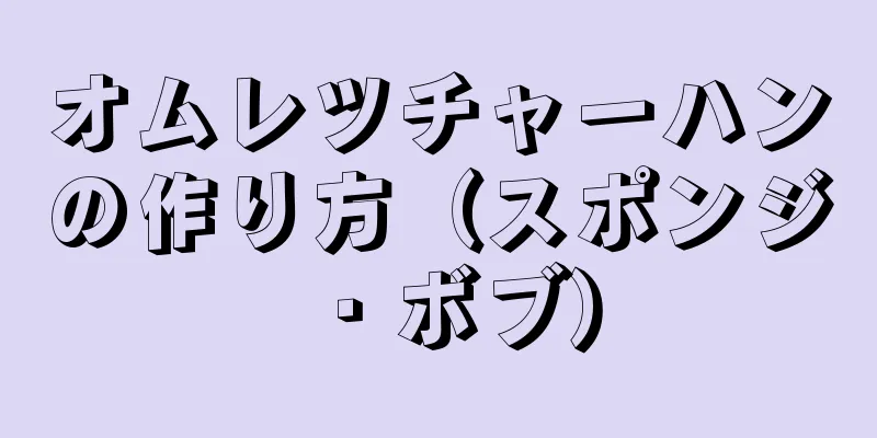 オムレツチャーハンの作り方（スポンジ・ボブ）