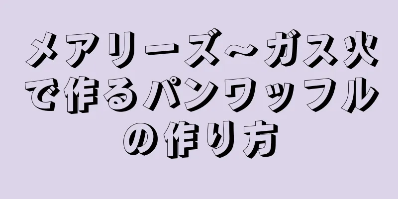 メアリーズ〜ガス火で作るパンワッフルの作り方