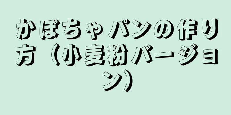 かぼちゃパンの作り方（小麦粉バージョン）