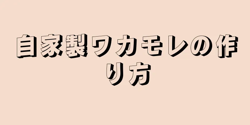 自家製ワカモレの作り方